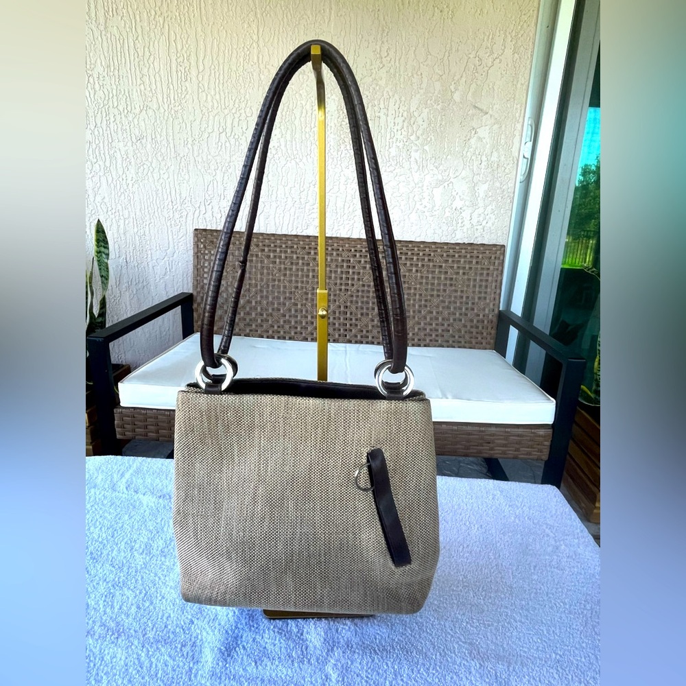 Saddle River Woven‎ Shoulder Hand Bag Hard To Find
